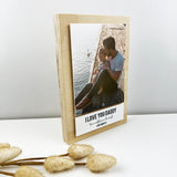 Personalised 3D Rectangle Wooden Photo Block