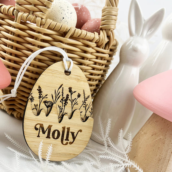 Botanical 3D Easter Egg Name Tags - Colour and Spice Pty Ltd