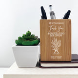 Botanical Vase Personalised Pencil Pot