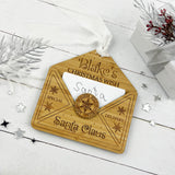 Personalised Christmas Wish Bamboo Envelope