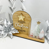 Snowflake Santa Christmas Countdown Double Arch Display