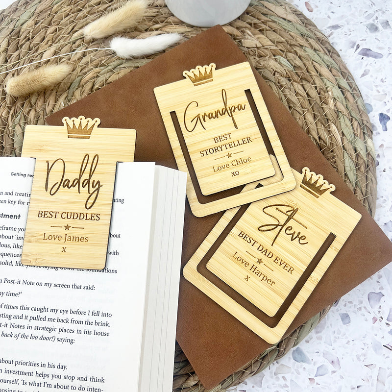 Mini Personalised Crown Bookmark