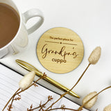 Personalised Script Name Coaster