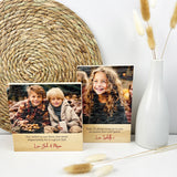 Personalised Photo Block With Text (2 sizes)