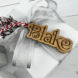 Bamboo Festive Font Name Ornament