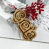 Bamboo Festive Font Name Ornament