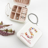 Sweet Wildflowers Initial Jewellery Case - (Limited Quantity)