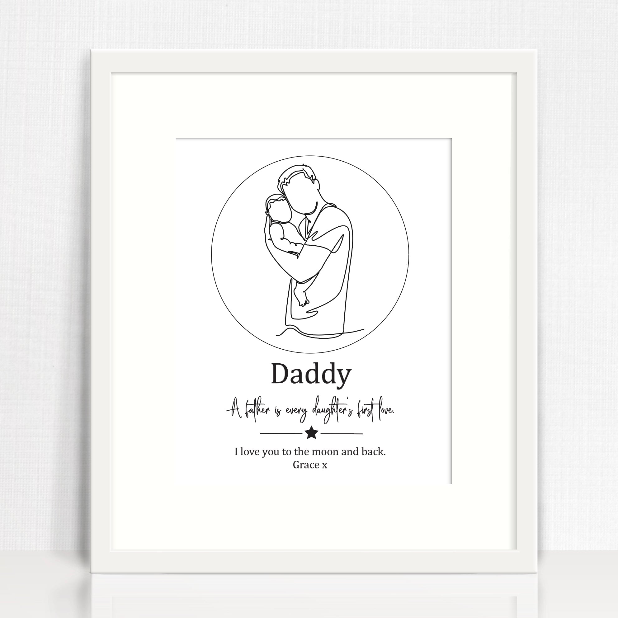 Line Illustration Personalised Prints (12 designs)