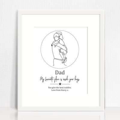 Line Illustration Personalised Prints (12 designs)