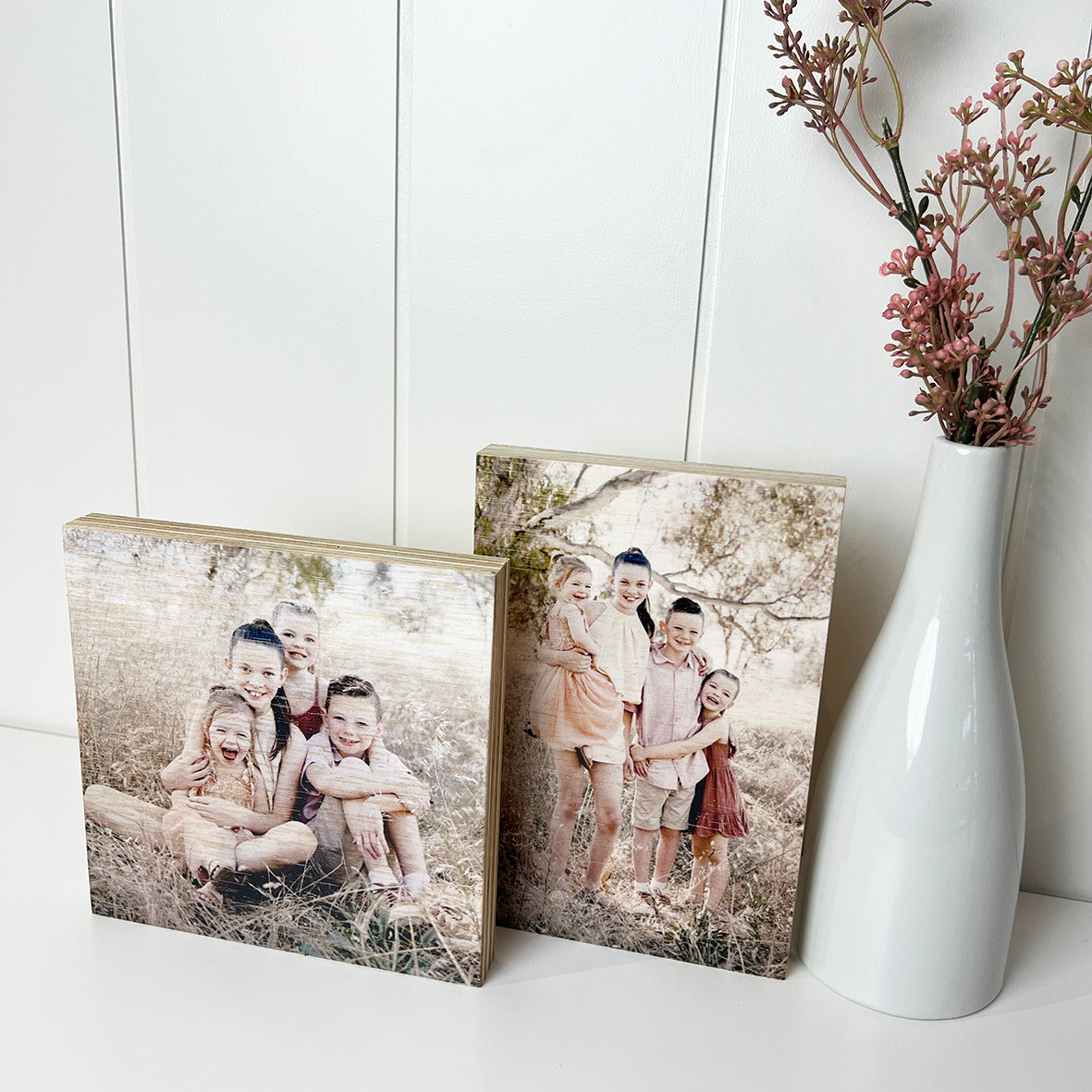 Personalised Rectangle Wooden Photo Block