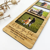 Personalised Bamboo Photo Hanger (3 photos)