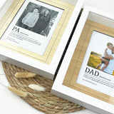 Framed Photo & Quote Keepsake With Bamboo Insert