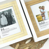 Framed Photo & Quote Keepsake With Bamboo Insert