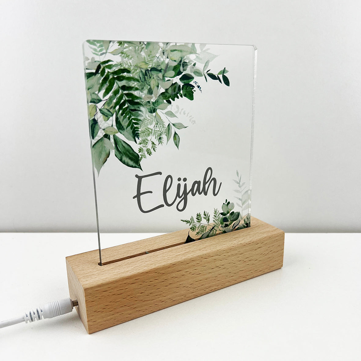 Rainforest Personalised Night Light