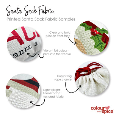 Festive Wreath Santa Sack (Updated Design)