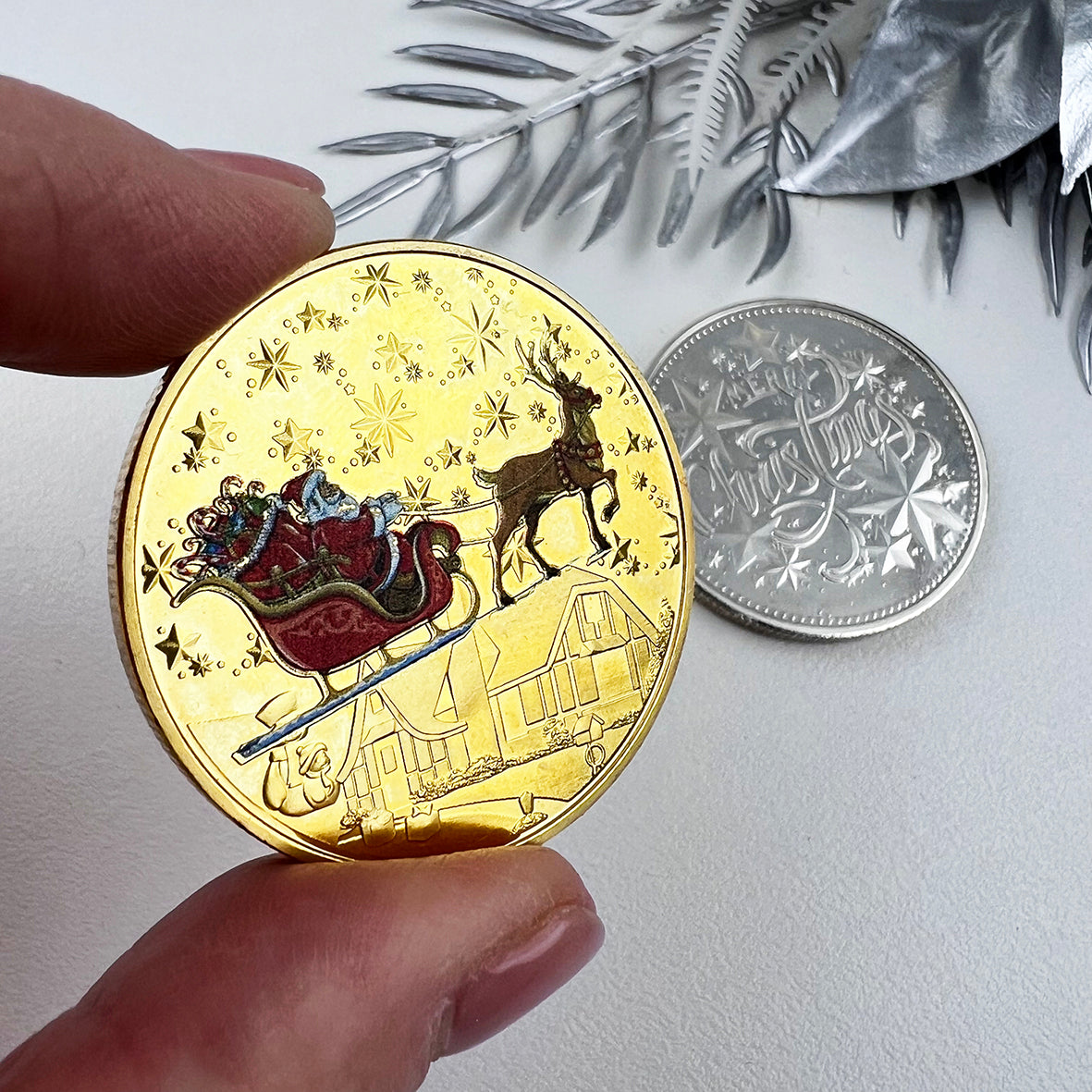 Santa's Magic Coin (2 colours)