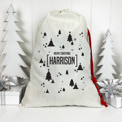 Scandi Trees Santa Sack (Updated Design)