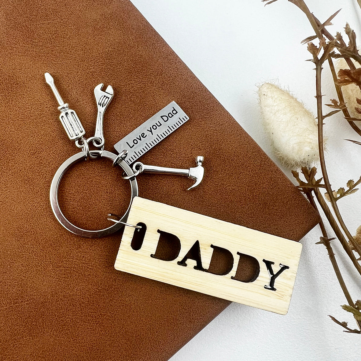 Personalised Set Of Tools Personalised Keyring