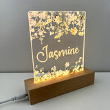 Wildflowers Personalised Night Light