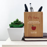 Apple Personalised Pencil Pot