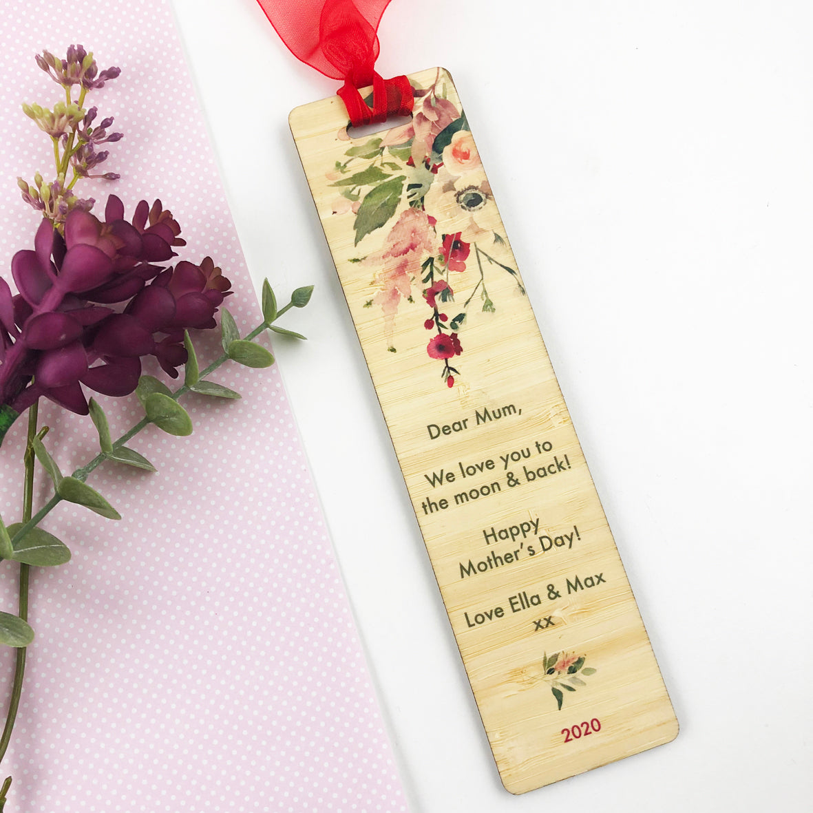 Printed on sale ribbon bookmarks