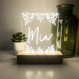 Botanical Personalised Night Light