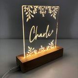 Botanical Personalised Night Light