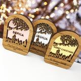 3D Christmas Arched Decorations - Mirror (3 colours)