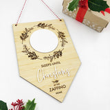 Christmas Countdown Bamboo Wall Hanging