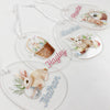 Watercolour Clear Acrylic Easter Name Decoration (4 designs)