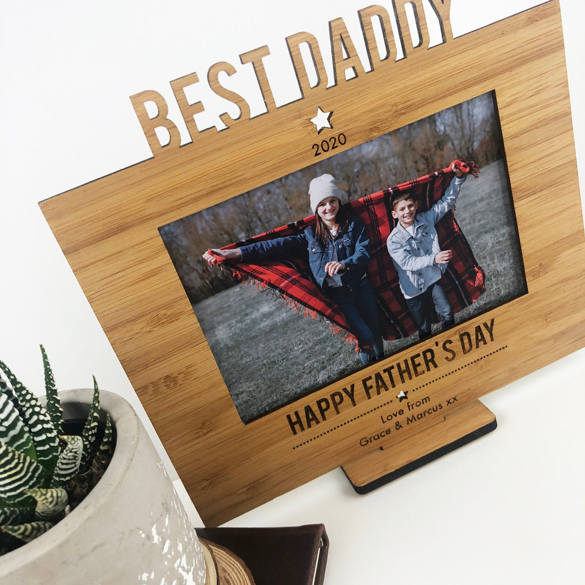 Personalised Father's Day Frame and Stand