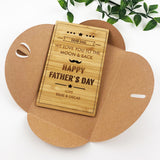 Father's Day Bamboo Greeting Card & Envelope