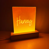 Name Only Mirror Personalised Night Light