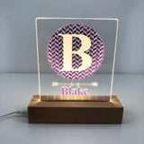 Boys Monogram Personalised Night Light