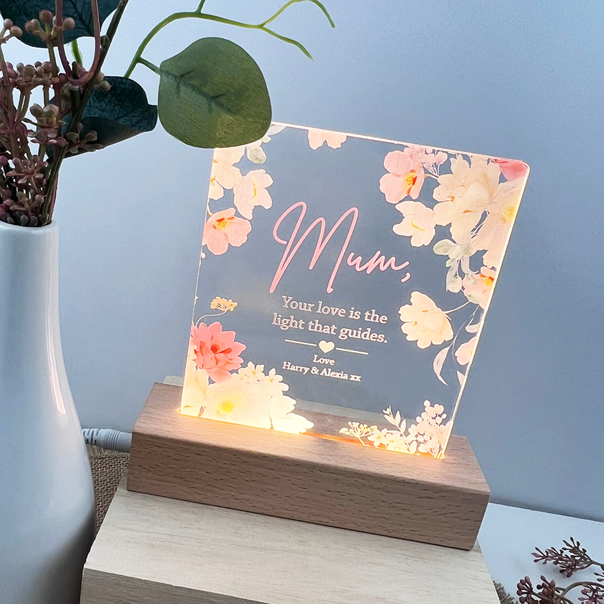 Mother's Day Personalised Night Light