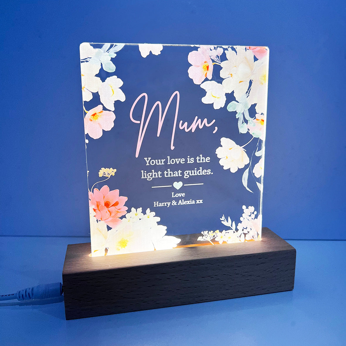 Mother's Day Personalised Night Light