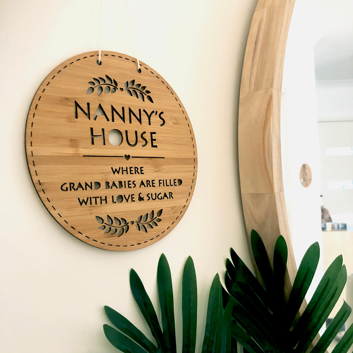 Personalised Bamboo Wall Hanging