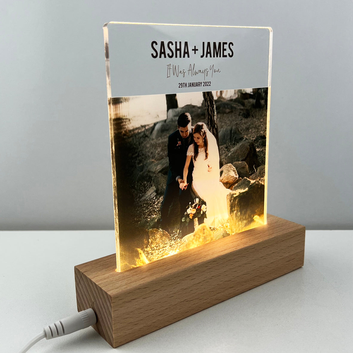 Photo Memories Personalised Night Light