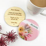 Double Sided Native Personalised Drink Coaster