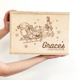 Santa & Sleigh Personalised Christmas Box