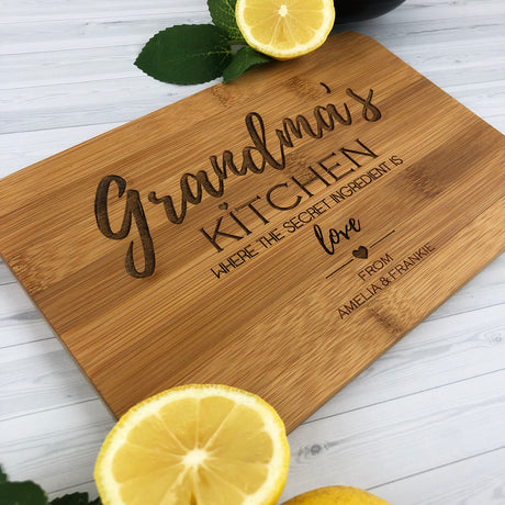 Secret Ingredient Is Love Bamboo Serving Board