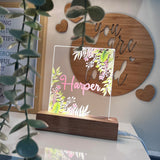 Sweet Vines Personalised Night Light