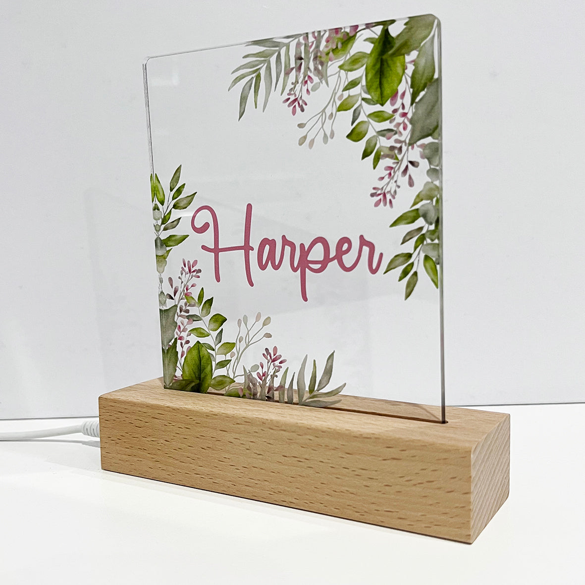 Sweet Vines Personalised Night Light