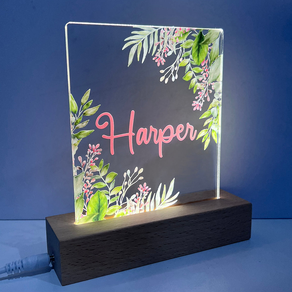 Sweet Vines Personalised Night Light