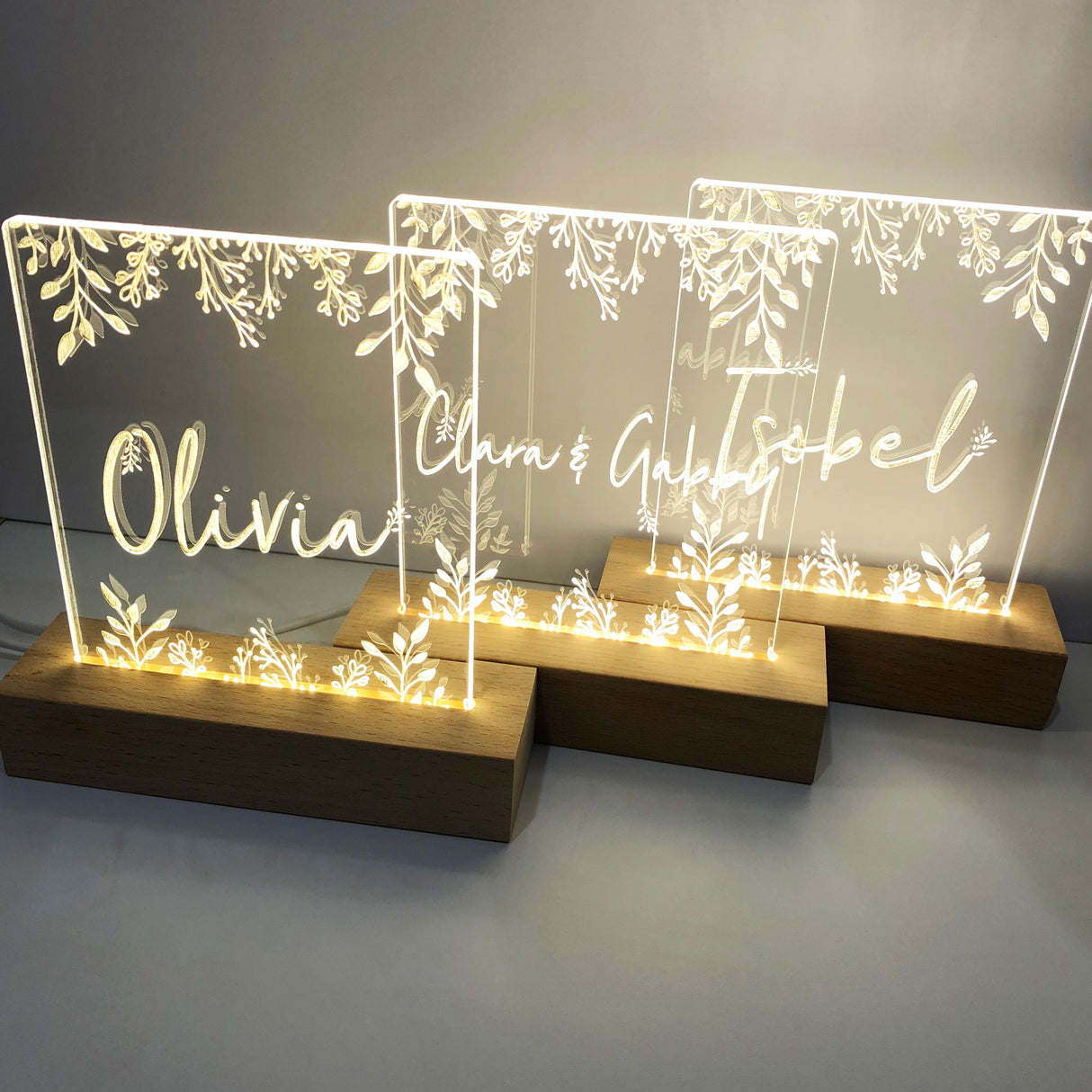 Botanical Personalised Night Light